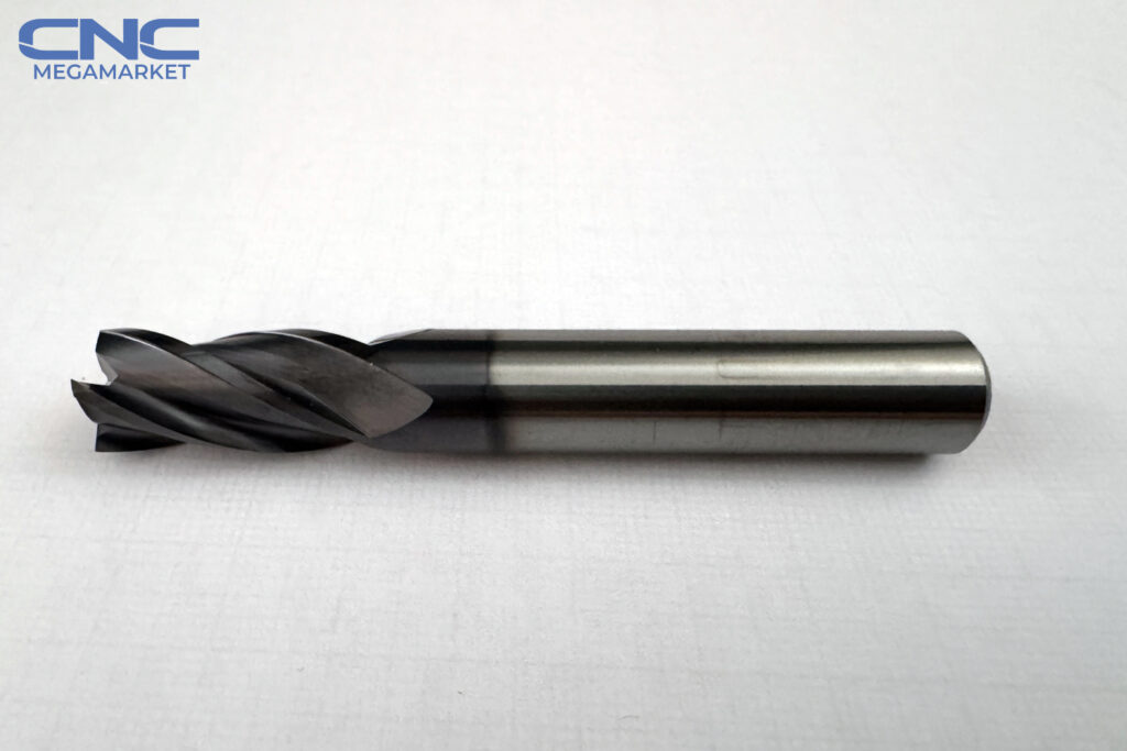 Frez trzpieniowy VHM 6 mm 4 ostrza TiAlN stal do 48 HRC ISO P/M/K CNC